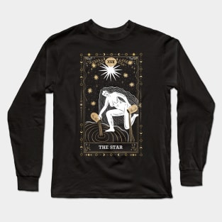 THE STAR Tarot Card Long Sleeve T-Shirt